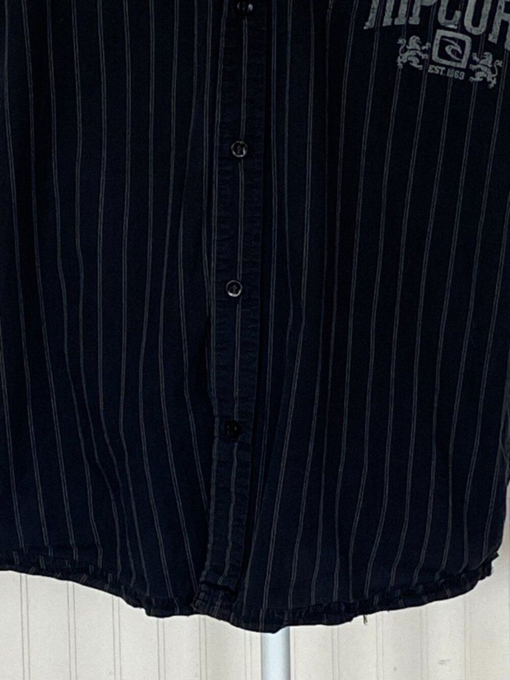 Rip Curl Men's Short Sleeve Button Down Shirt Sz L - Picture 8 of 16